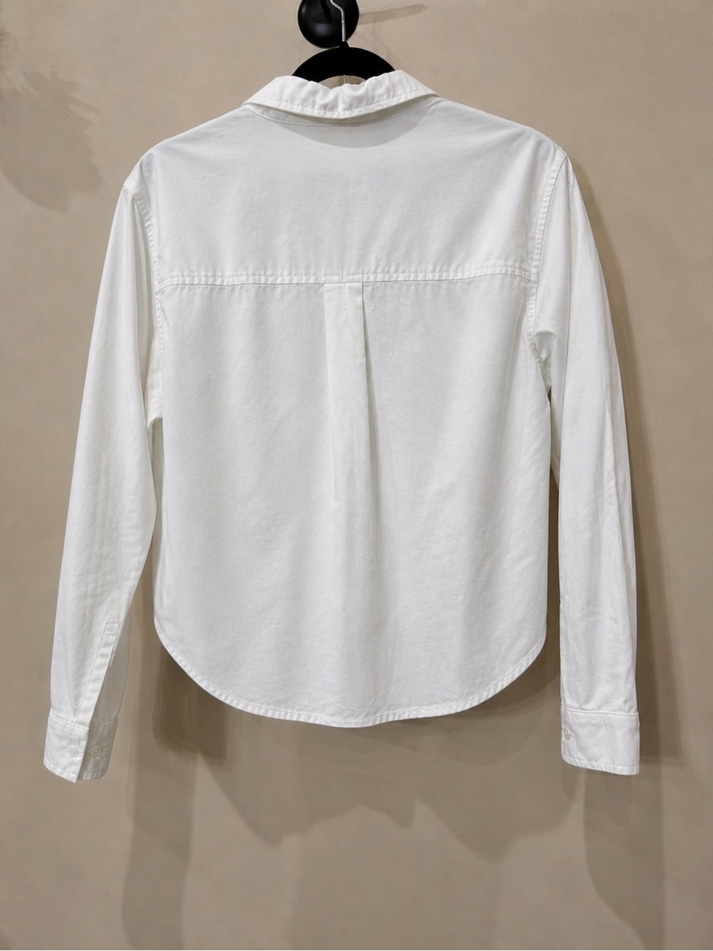 Universal Thread White Cropped Fit Button-Up Shirt - Picture 2 of 3